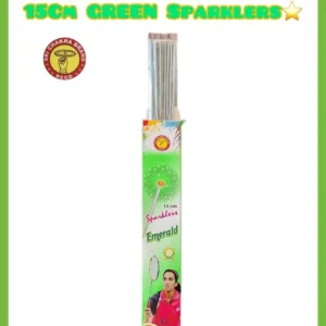 12 CM GREEN SPARKLERS
